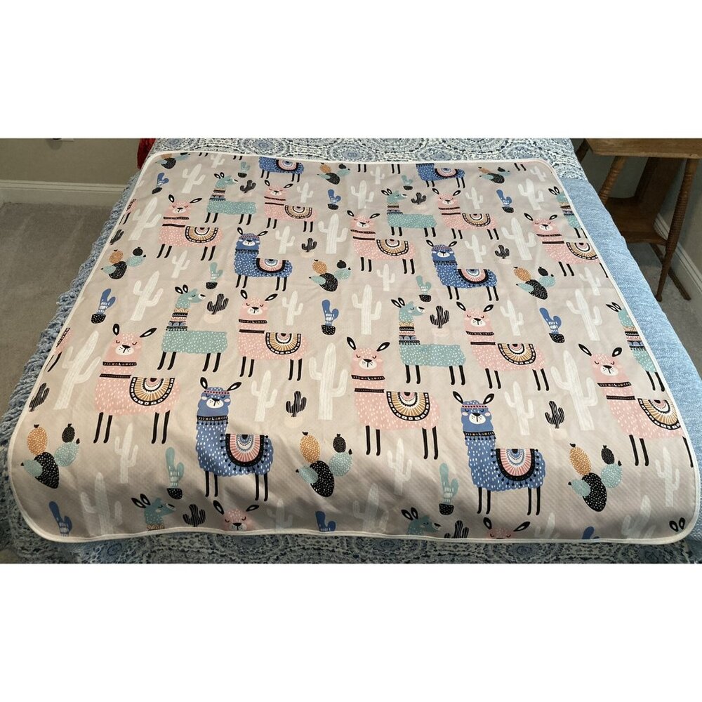 O'RANCH BABY BOUTIQUE LLAMA BABY SPLAT MAT - NWOT